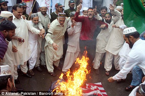 islam burn flag
